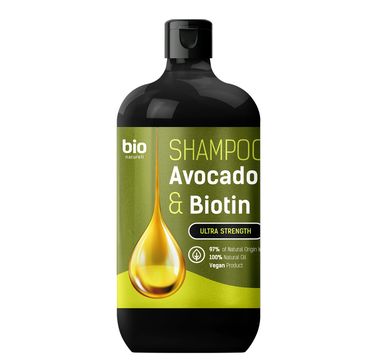 Bio Naturell Szampon z olejkiem z awokado i biotyną do wszystkich rodzajów włosów 946ml