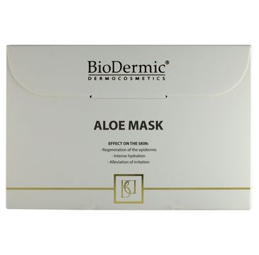 BioDermic Aloe Mask maska aloesowa oczyszczająco-łagodząca w płacie 25ml