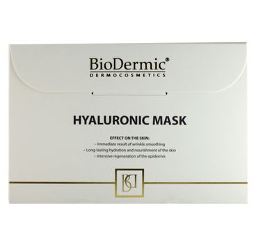 BioDermic Maska hialuronowa nawilżająco-wygładzająca w płacie 25ml