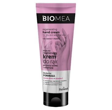 Biomea – Regenerujący krem do rąk z esencją różaną (100 ml)