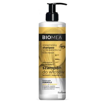 Biomea – Szampon wzmacniający do włosów łamliwych i wypadających (400 ml)