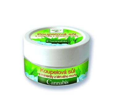 Bione Cosmetics Bio Cannabis sól do kąpieli z minerałami z Morza Martwego (200 g)