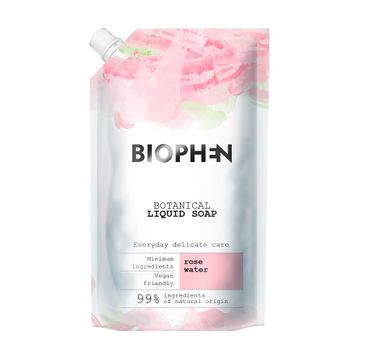 Biophen – Botanical Liquid Soap mydło w płynie Rose Water wkład (400 ml)