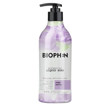 Biophen Botanical Liquid Soap mydło w płynie z pompką Sage Water (400 ml)