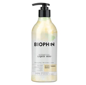 Biophen – Botanical Liquid Soap mydło w płynie z pompką With Hazel Water (400 ml)