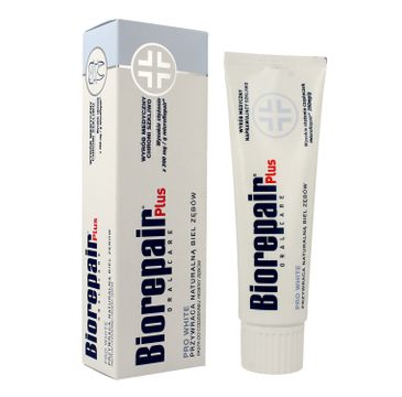 Biorepair Oral Care Plus Pasta do zębów wybielająca Pro White  75ml