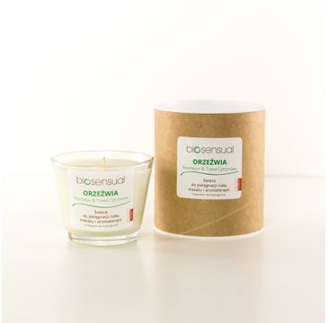 Biosensual Orzeźwia świeca aromaterapeutyczna Rozmaryn & Trawa Cytrynowa (100 ml)