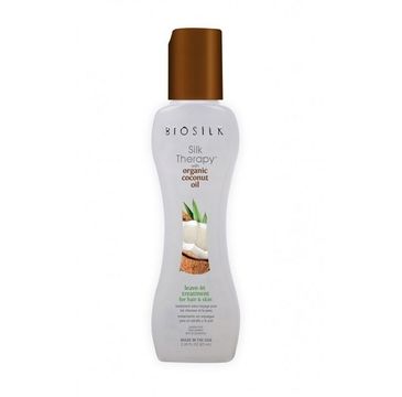 BioSilk Silk Therapy Organic Coconut Oil 3in1 Shampoo Conditioner Body Wash szampon odżywka i żel 335ml