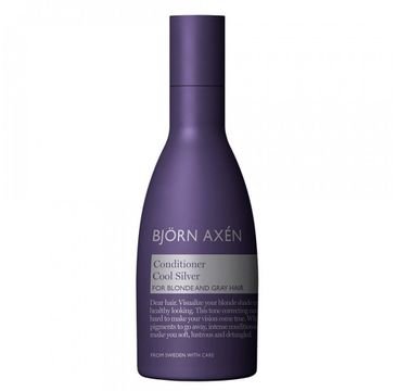 Björn Axén Cool Silver Conditioner odżywka redukująca miedziane odcienie do włosów blond i siwych 250ml