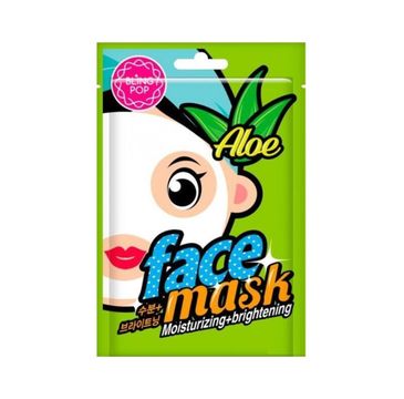 Bling Pop Moisturizing & Brightening Face Mask nawilżająco-rozświetlająca maska w płachcie Aloe 20ml