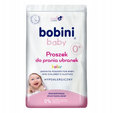 Bobini Baby hipoalergiczny proszek do prania ubranek kolor (1.2 kg)