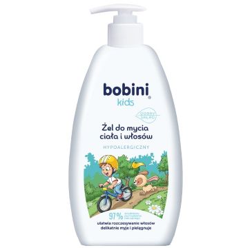 Bobini Kids hipoalergiczny żel do mycia ciała i włosów 500ml