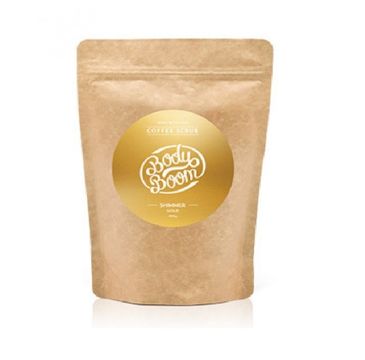 BodyBoom Coffee Scrub peeling kawowy Shimmer Gold (200 g)