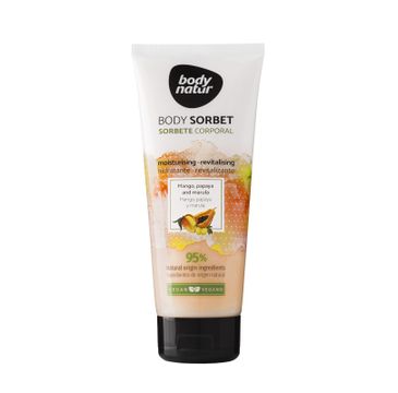 Body Natur Sorbet do ciała nawilżająco-rewitalizujący Mango Papaja i Marula (200 ml)