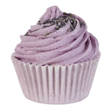 Bomb Cosmetics Lazy Lavender Bath Brulee muffinka do kąpieli (160 g)