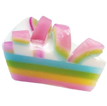 Bomb Cosmetics Raspberry Rainbow Soap Cake mydło glicerynowe (140 g)