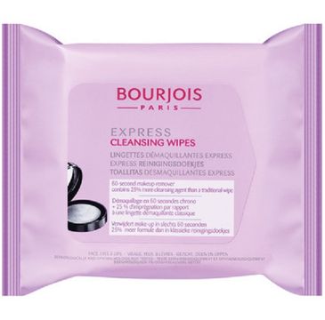 Bourjois Express Cleansing Wipes hipoalergiczne chusteczki do ekspresowego demakijażu