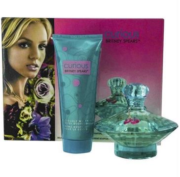 Britney Spears Curious zestaw woda perfumowana spray 100ml + balsam do ciała 100ml