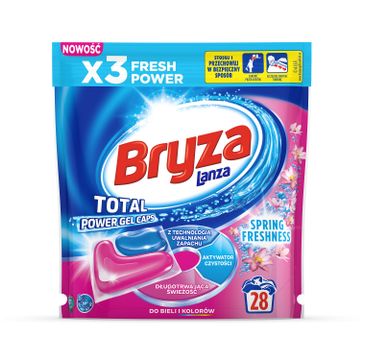 Bryza Lanza Total Power Gel Caps Spring Freshness kapsułki do prania bieli i kolorów 28szt