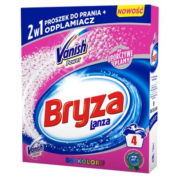 Bryza Lanza Vanish Power proszek do prania i odplamiacz 2w1 do koloru 300g