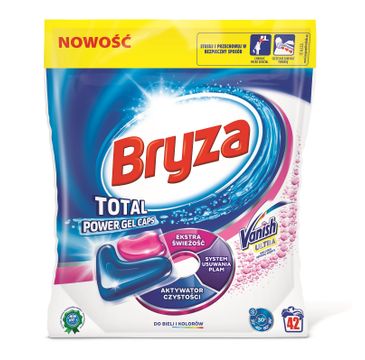 Bryza Vanish Ultra Total Power Gel Caps kapsułki do prania do bieli i kolorów 42szt