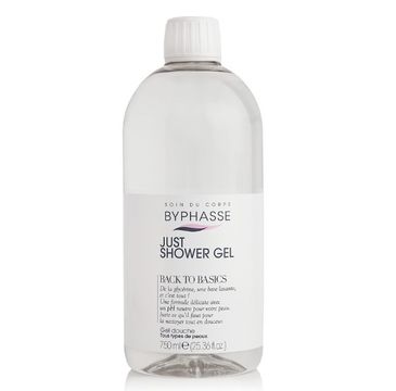 Byphasse Just Shower Gel żel pod prysznic do wszystkich rodzajów skóry (750 ml)