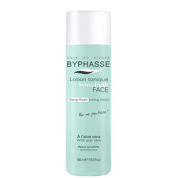 Byphasse Lotion tonique Sensi-Fresh tonik do twarzy z wyciągiem z aloesu 500ml