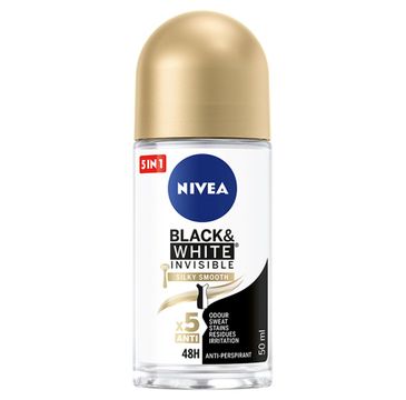Nivea Black&White Invisible Silky Smooth antyperspirant w kulce (50 ml)