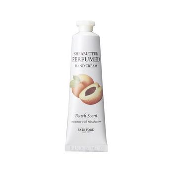 Skinfood Sheabutter Perfumed Hand Cream Peach – krem do rąk o zapachu brzoskwiniowym (30 ml)