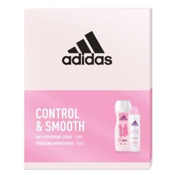 Adidas Zestaw Control & Smooth Women dezodorant 150 ml + żel pod prysznic 250 ml