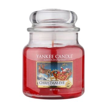 Yankee Candle – Świeca zapachowa średni słój Christmas Eve (411 g)