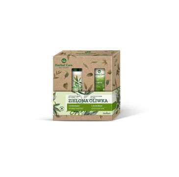 Herbal Care Zestaw prezentowy Zielona Oliwka (Krem do rąk 100ml+krem do ciała 400ml)