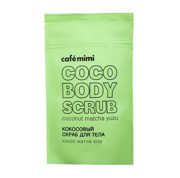 Cafe Mimi Coco Body Scrub kokosowy peeling do ciała Matcha i Yuzu (150 g)