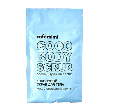 Cafe Mimi Coco Body Scrub kokosowy peeling do ciała Spirulina i Kaktus (150 g)