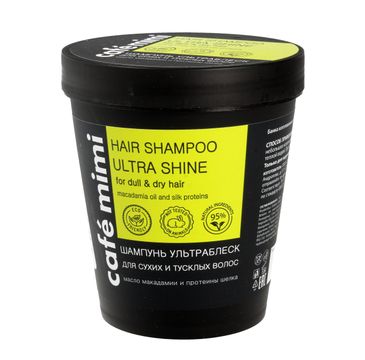 Cafe Mimi szampon do włosów suchych i matowych Ultrablask 220 ml