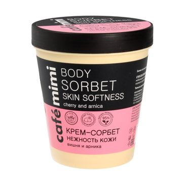 Cafe Mimi Wiśnia i Arnika krem sorbet Gładkość Skóry (220 ml)