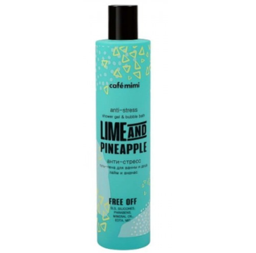 Cafe Mimi – Żel-Pianka pod prysznic Limonka Ananas (300 ml)