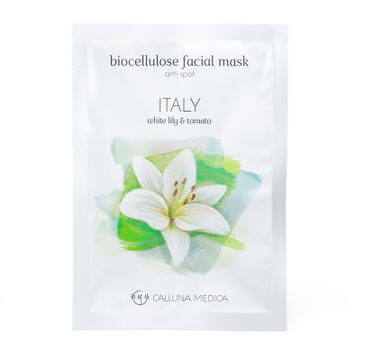 Calluna Medica maseczka Italy Anti-Spot Biocellulose Facial Mask redukująca przebarwienia maseczka w płachcie z biocelulozy (12 ml)