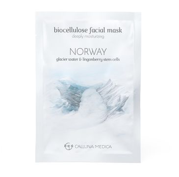 Calluna Medica maseczka Norway Deeply Moisturizing Biocellulose Facial Mask głęboko nawilżająca maseczka w płachcie z biocelulozy (12 ml)