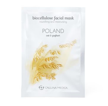 Calluna Medica maseczka Poland Nourishing And Moisturizing Biocellulose Facial Mask odżywczo-nawilżająca maseczka w płachcie z biocelulozy (12 ml)