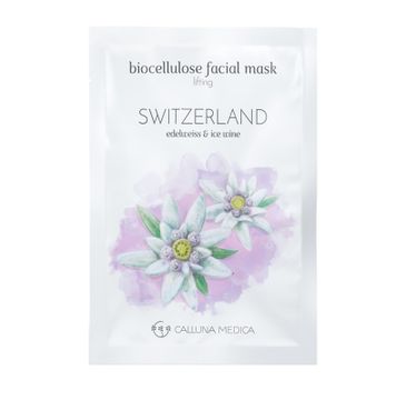 Calluna Medica maseczka Switzerland Lifting Biocellulose Facial Mask liftingująca maseczka w płachcie z biocelulozy (12 ml)