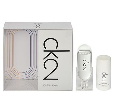 Calvin Klein CK2 zestaw woda toaletowa spray 100ml + dezodorant sztyft 75ml (1 szt.)