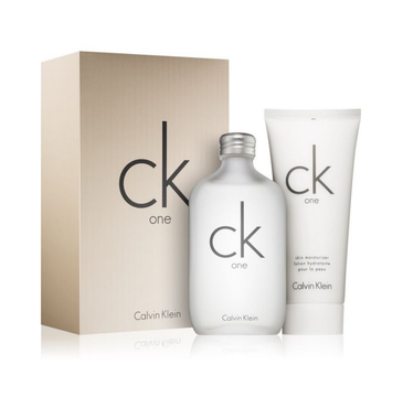 Calvin Klein – CK One zestaw woda toaletowa spray 200ml + balsam do ciała 200ml (1 szt.)