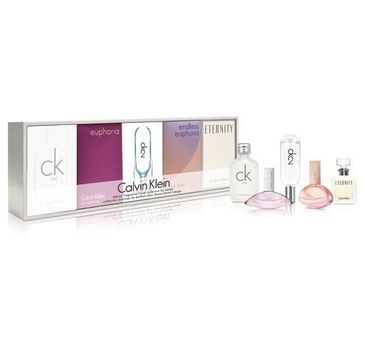 Calvin Klein Deluxe Fragrance Travel Collection For Women zestaw CK One 10ml + Euphoria 4ml + CK2 10ml + Endless Euphoria 5ml + Eternity 5ml (1 szt.)