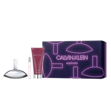 Calvin Klein Euphoria Woman zestaw woda perfumowana spray 50ml + woda perfumowana 10ml + balsam do ciaÅ‚a 100ml