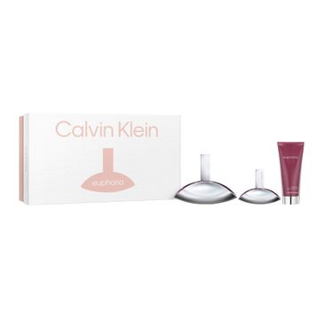 Calvin Klein Euphoria zestaw woda perfumowana spray 100ml + woda perfumowana spray 30ml + balsam do ciała 100ml