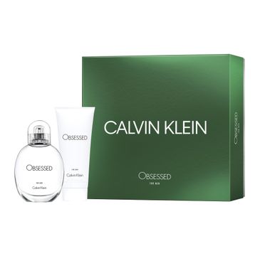 Calvin Klein Obsessed For Men zestaw woda toaletowa spray 75ml + żel pod prysznic 100ml