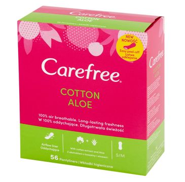 Carefree Cotton Aloe Wkładki higieniczne 1 op. - 56 szt.