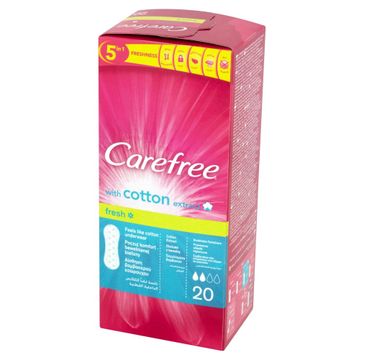 Carefree Cotton Fresh wkładki higieniczne 1 op.- 20 szt.