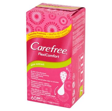 Carefree Flexi Comfort Aloe Extract  wkładki higieniczne 1 op.- 60 szt.